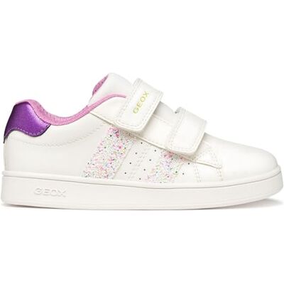 Geox J Eclyper Girl A Basket, Blanc Multicolore, 24 EU - Publicité Geox J Eclyper Girl A Basket, Blanc Multicolore, 24 EU - Publicité