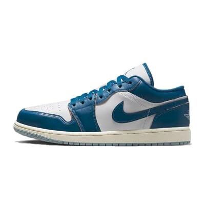 Nike Air Jordan 1 Low SE Chaussures pour Homme (, Blanc/Bleu/Gris/Sail/Industrial Blue), Blanc/Bleu Industriel, 44.5 EU - Publicité Nike Air Jordan 1 Low SE Chaussures pour Homme (, Blanc/Bleu/Gris/Sail/Industrial Blue), Blanc/Bleu Industriel, 44.5 EU - Publicité