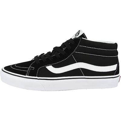 Vans Sk8-mid Reissue, Baskets Hautes Mixte Adulte, Noir (Black/True White 6bt), 39 EU - Publicité Vans Sk8-mid Reissue, Baskets Hautes Mixte Adulte, Noir (Black/True White 6bt), 39 EU - Publicité