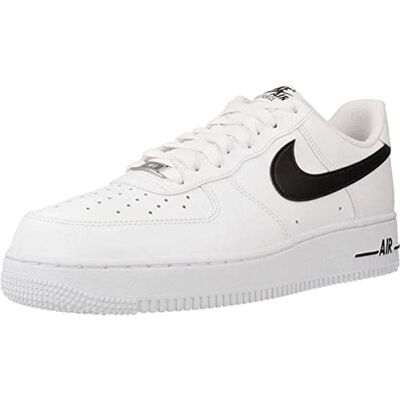 Nike Air Force 1 '07 An20, Chaussures de Basket Homme, White Black, 43 EU, Blanc et Noir., 43 EU - Publicité Nike Air Force 1 '07 An20, Chaussures de Basket Homme, White Black, 43 EU, Blanc et Noir., 43 EU - Publicité