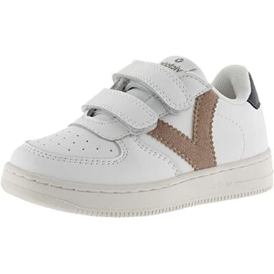 Victoria Baskets Unisexe Tiempo Effet Cuir & Pièces Colorées & Bandes Auto-Agrippantes 1124104 pour Enfants CUARZO 30 - Publicité Victoria Baskets Unisexe Tiempo Effet Cuir & Pièces Colorées & Bandes Auto-Agrippantes 1124104 pour Enfants CUARZO 30 - Publicité