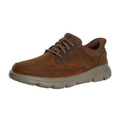 Skechers Homme Arch Fit Garza Rowan Slip-In ENTRAINEUSE, Dark Brown Leather / Synthetic, 43 EU - Publicité Skechers Homme Arch Fit Garza Rowan Slip-In ENTRAINEUSE, Dark Brown Leather / Synthetic, 43 EU - Publicité
