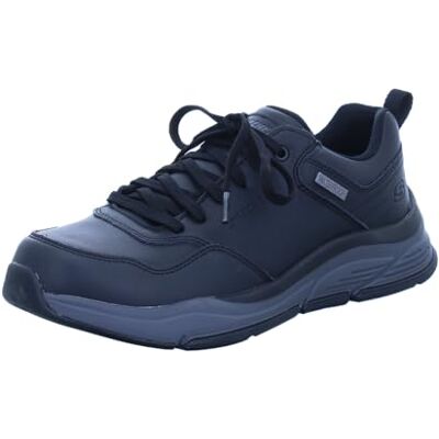 Skechers Bengao Hombre Hommes Baskets, Black Gray Waterproof Leather, 42 EU - Publicité Skechers Bengao Hombre Hommes Baskets, Black Gray Waterproof Leather, 42 EU - Publicité