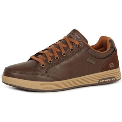Skechers Baskets Cavell Sparkman pour Homme, Chocolat synthétique, 44 EU - Publicité Skechers Baskets Cavell Sparkman pour Homme, Chocolat synthétique, 44 EU - Publicité