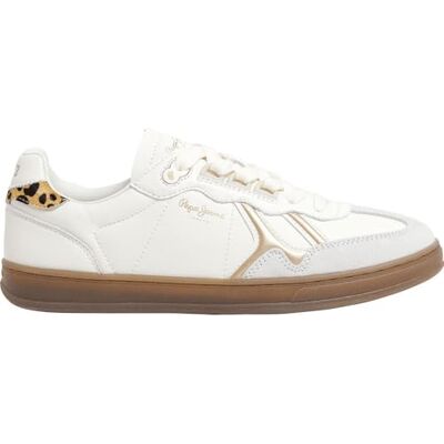 Pepe Jeans Ball Fun Chaussures en Cuir Blanc - Publicité Pepe Jeans Ball Fun Chaussures en Cuir Blanc - Publicité