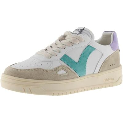 Victoria Baskets Unisexe Seúl Effet Cuir & Pièces Colorées & en Daim 1257101 pour Adulte Lila 38 - Publicité Victoria Baskets Unisexe Seúl Effet Cuir & Pièces Colorées & en Daim 1257101 pour Adulte Lila 38 - Publicité
