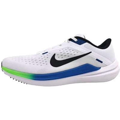 Nike Men's Air Winflo 10 Road Running Shoe, White Black Star Blue Green St, 42.5 EU - Publicité Nike Men's Air Winflo 10 Road Running Shoe, White Black Star Blue Green St, 42.5 EU - Publicité