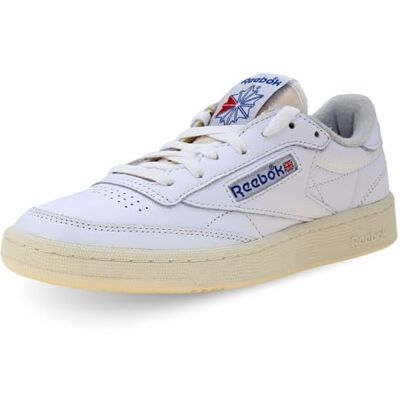 Reebok Mixte Club C 85 Vintage Flat-Sheets, Chalk Weatheredwhite Vintagech, 45.5 EU - Publicité Reebok Mixte Club C 85 Vintage Flat-Sheets, Chalk Weatheredwhite Vintagech, 45.5 EU - Publicité