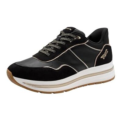 Tamaris Femmes Baskets Basses noir 41 EU - Publicité Tamaris Femmes Baskets Basses noir 41 EU - Publicité