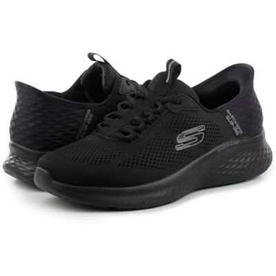 Skechers Baskets pour Homme, Noir, 44 EU - Publicité Skechers Baskets pour Homme, Noir, 44 EU - Publicité