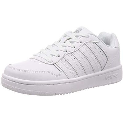 K-Swiss Court Palissades Baskets pour femme, Blanc/gris Taille 39 EU - Publicité K-Swiss Court Palissades Baskets pour femme, Blanc/gris Taille 39 EU - Publicité