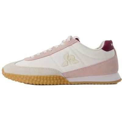 Le Coq Sportif Veloce I W Chaussure Running Rétro 90s Tige Nylon Suède Cuir Synthétique Semelle Intérieure à Mémoire de Forme Femme Taille 39 EU Bone White Mauve Chalk - Publicité Le Coq Sportif Veloce I W Chaussure Running Rétro 90s Tige Nylon Suède Cuir Synthétique Semelle Intérieure à Mémoire de Forme Femme Taille 39 EU Bone White Mauve Chalk - Publicité