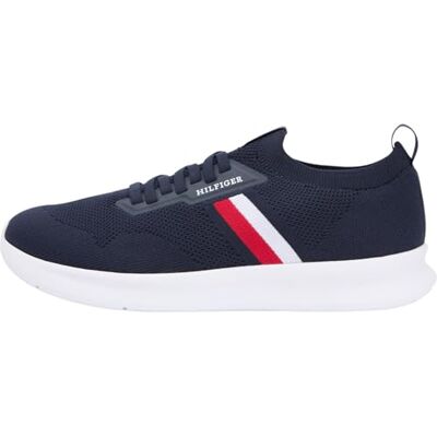 Tommy Hilfiger FM0FM05756 Baskets Basses en Tricot léger pour Homme, Bleu (Desert Sky), Pointure 42 - Publicité Tommy Hilfiger FM0FM05756 Baskets Basses en Tricot léger pour Homme, Bleu (Desert Sky), Pointure 42 - Publicité