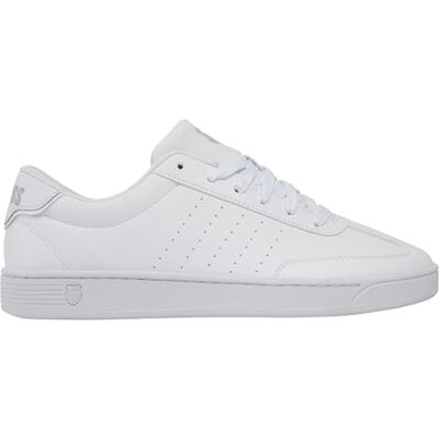 K-Swiss Court Balboa Baskets pour Homme, Blanches, Cloud Dancer, Vert glacé, Taille 44 UE, White Cloud Dancer Iceberg Green, 44 EU - Publicité K-Swiss Court Balboa Baskets pour Homme, Blanches, Cloud Dancer, Vert glacé, Taille 44 UE, White Cloud Dancer Iceberg Green, 44 EU - Publicité