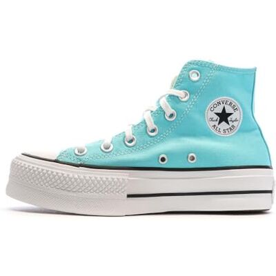 Converse Chuck Taylor All Star Lift PLA Baskets en textile pour femme, bleu ciel, 7.5 - Publicité Converse Chuck Taylor All Star Lift PLA Baskets en textile pour femme, bleu ciel, 7.5 - Publicité