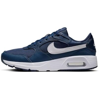 Nike Chaussures Air Max SC pour Homme, Bleu Marine/Blanc diffusé, Taille 41 - Publicité Nike Chaussures Air Max SC pour Homme, Bleu Marine/Blanc diffusé, Taille 41 - Publicité