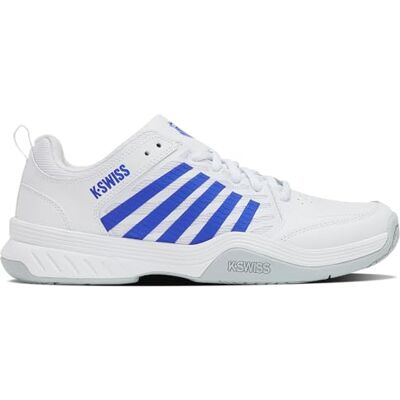 K-Swiss Court Express 2 Chaussures de Tennis pour Homme, Blanc/Bleu éclatant, Taille 44,5 EU - Publicité K-Swiss Court Express 2 Chaussures de Tennis pour Homme, Blanc/Bleu éclatant, Taille 44,5 EU - Publicité