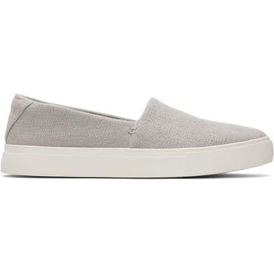 Toms Women's Kameron Slip on Sneaker, Drizzle Grey Two Tone Slub, 35.5 EU - Publicité Toms Women's Kameron Slip on Sneaker, Drizzle Grey Two Tone Slub, 35.5 EU - Publicité