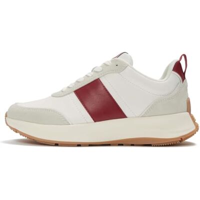 Fitflop F-Mode Flow Baskets Plates en Cuir et Daim pour Femme, Blanc Urbain, Baie brûlée, Pointure 39, Urban White Burnt Berry, 40 EU - Publicité Fitflop F-Mode Flow Baskets Plates en Cuir et Daim pour Femme, Blanc Urbain, Baie brûlée, Pointure 39, Urban White Burnt Berry, 40 EU - Publicité