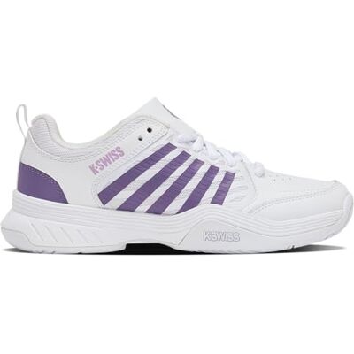K-Swiss Femme Court Express 2 Chaussures de Tennis, White Purple Haze Neon Lavender, 41.5 EU - Publicité K-Swiss Femme Court Express 2 Chaussures de Tennis, White Purple Haze Neon Lavender, 41.5 EU - Publicité