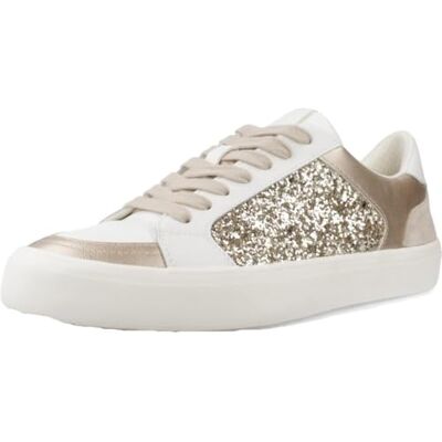 Geox Calzature Donna Emmeleny Donna Sneakers Basse D550UE085EWC0232 (White/Gold, Sistema Taglie Calzature EU, Adulto, Numero, Media, 38) - Publicité Geox Calzature Donna Emmeleny Donna Sneakers Basse D550UE085EWC0232 (White/Gold, Sistema Taglie Calzature EU, Adulto, Numero, Media, 38) - Publicité