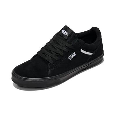 Vans Homme Baskets en Daim Seldan, Black/Black, 39 EU - Publicité Vans Homme Baskets en Daim Seldan, Black/Black, 39 EU - Publicité