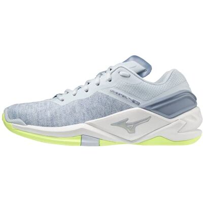 Mizuno Wave Stealth Neo W Chaussures Femme Heather/White/NeoLime, 40 EU - Publicité Mizuno Wave Stealth Neo W Chaussures Femme Heather/White/NeoLime, 40 EU - Publicité