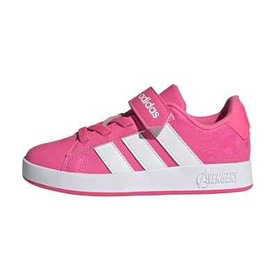 Adidas Mixte Enfant Marvel Avengers Grand Court Shoes Kids, Lucid Pink/FTWR White/Clear Pink, 33 1/2 EU - Publicité Adidas Mixte Enfant Marvel Avengers Grand Court Shoes Kids, Lucid Pink/FTWR White/Clear Pink, 33 1/2 EU - Publicité