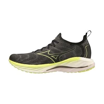 Mizuno Chaussures de Course pour Homme, Noir Brillant Non teinté, 43 EU - Publicité Mizuno Chaussures de Course pour Homme, Noir Brillant Non teinté, 43 EU - Publicité