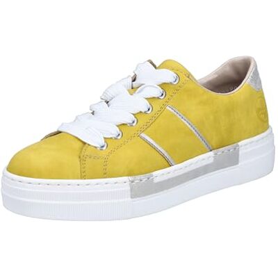 Rieker Baskets N4902 pour Femme, Jaune, 36 EU - Publicité Rieker Baskets N4902 pour Femme, Jaune, 36 EU - Publicité