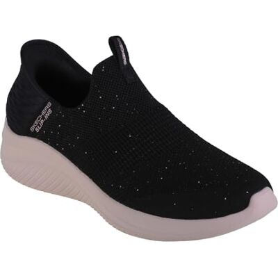 Skechers Baskets pour Femme, 36.5 EU, Rose Noire., 41 EU - Publicité Skechers Baskets pour Femme, 36.5 EU, Rose Noire., 41 EU - Publicité