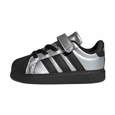 Adidas Mixte bébé Streettalk Infants Shoes, Silver met./Core Black/Silver met., 20 EU - Publicité Adidas Mixte bébé Streettalk Infants Shoes, Silver met./Core Black/Silver met., 20 EU - Publicité