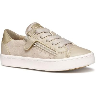 Geox J Kilwi Girl A, Basket Fille, Beige/Platinum, - Publicité Geox J Kilwi Girl A, Basket Fille, Beige/Platinum, - Publicité