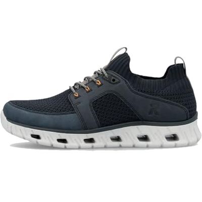 Rieker Homme 04351 Baskets Basses, Bleu, 43 EU - Publicité Rieker Homme 04351 Baskets Basses, Bleu, 43 EU - Publicité