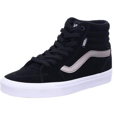 Vans Femme Basket, Daim, Noir Métallique Hématite, 38.5 EU - Publicité Vans Femme Basket, Daim, Noir Métallique Hématite, 38.5 EU - Publicité
