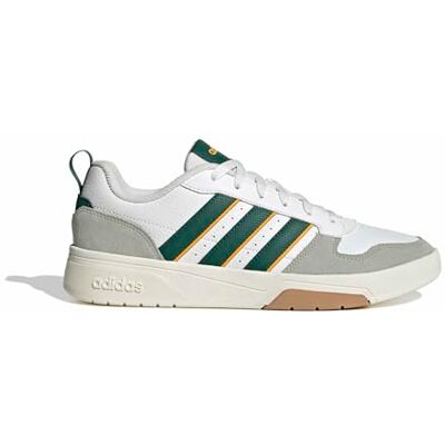 Adidas Homme Courtwave Shoes, Core White/Collegiate Green/Crew Yellow, 45 1/3 EU - Publicité Adidas Homme Courtwave Shoes, Core White/Collegiate Green/Crew Yellow, 45 1/3 EU - Publicité