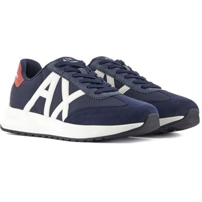 Armani Exchange Logo Dusseldorf Contrast Chaussures pour Homme, Bleu Marine, 42 EU - Publicité Armani Exchange Logo Dusseldorf Contrast Chaussures pour Homme, Bleu Marine, 42 EU - Publicité
