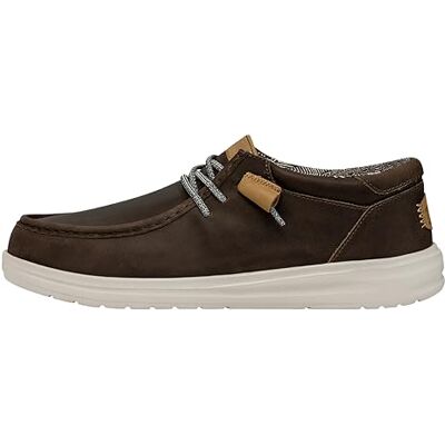 Hey Dude - Wally Grip - Marron - Gris - Chaussures - Publicité Hey Dude - Wally Grip - Marron - Gris - Chaussures - Publicité