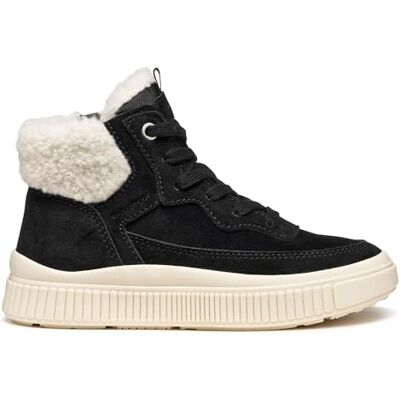 Geox J Laquinny Girl WPF Basket, Noir, 38 EU - Publicité Geox J Laquinny Girl WPF Basket, Noir, 38 EU - Publicité