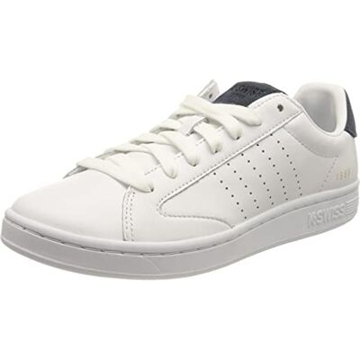 K-Swiss Lozan Klub LTH Baskets pour homme, WHT/WHT/Peacoat SD, 40 EU - Publicité K-Swiss Lozan Klub LTH Baskets pour homme, WHT/WHT/Peacoat SD, 40 EU - Publicité