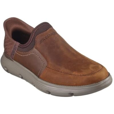 Skechers Baskets Garza Dorado pour Homme, Marron, 46 EU - Publicité Skechers Baskets Garza Dorado pour Homme, Marron, 46 EU - Publicité