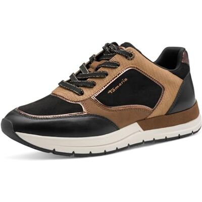 Tamaris Baskets Basses pour Femme Noir Taille 38 EU, Noir/Comb, 38 EU - Publicité Tamaris Baskets Basses pour Femme Noir Taille 38 EU, Noir/Comb, 38 EU - Publicité