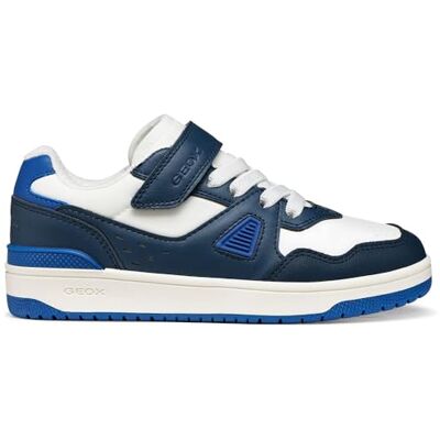 Geox J Washiba Boy A Basket, Bleu Marine/Blanc, 26 EU - Publicité Geox J Washiba Boy A Basket, Bleu Marine/Blanc, 26 EU - Publicité