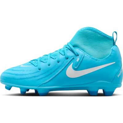 Nike Soccer Shoe Jr Phantom Luna II Club FG/MG, Blue Fury/White, , 36.5 EU (4.5Y) - Publicité Nike Soccer Shoe Jr Phantom Luna II Club FG/MG, Blue Fury/White, , 36.5 EU (4.5Y) - Publicité