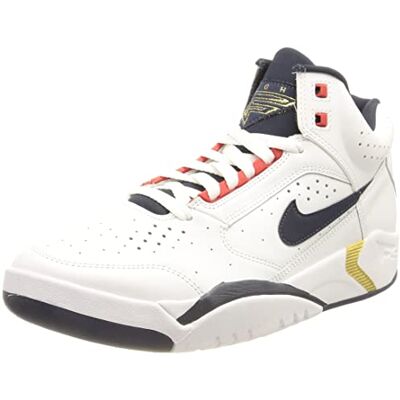 Nike Baskets Air Flight Lite Mid pour Homme, White Midnight Navy University Red, 40.5 EU - Publicité Nike Baskets Air Flight Lite Mid pour Homme, White Midnight Navy University Red, 40.5 EU - Publicité