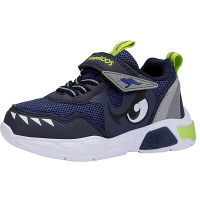 KangaROOS Garçon Unisex Kinder K-SLB Hai Ev Basket, DK Navy Lime, 24 EU - Publicité KangaROOS Garçon Unisex Kinder K-SLB Hai Ev Basket, DK Navy Lime, 24 EU - Publicité