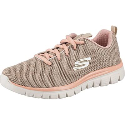 Skechers Zapatillas Deportivas Mujer Graceful-Twisted Fortune Beige, Sneakers Basses, - Publicité Skechers Zapatillas Deportivas Mujer Graceful-Twisted Fortune Beige, Sneakers Basses, - Publicité