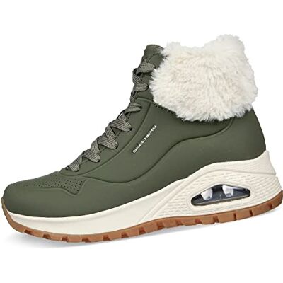 Skechers Femme Uno Rugged Fall Air Fashion-sneakers, Olive Durabuck Faux Fur, 39 EU - Publicité Skechers Femme Uno Rugged Fall Air Fashion-sneakers, Olive Durabuck Faux Fur, 39 EU - Publicité