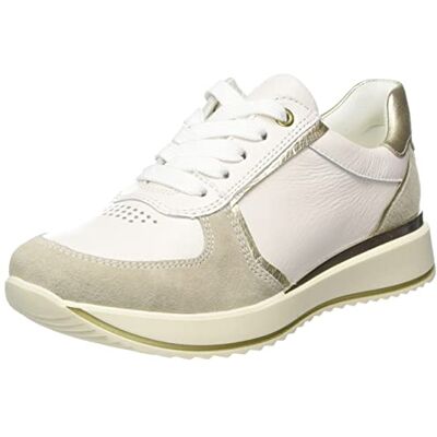 ARA Femme Las Vegas Basket, Cream Shell Platine, 40 EU Large - Publicité ARA Femme Las Vegas Basket, Cream Shell Platine, 40 EU Large - Publicité