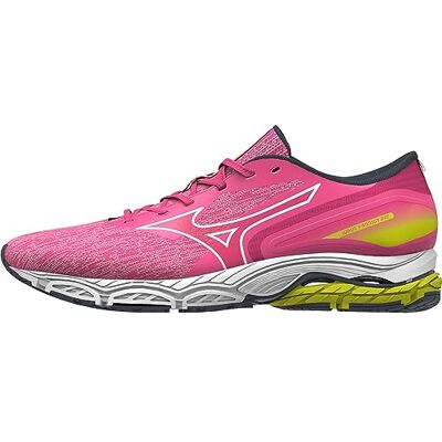 Mizuno Wave Prodigy 5 (W), Chaussures de Running pour Femme, Vivid Pink/Snow White/Sulphur Spring, 39 EU, Vivid Pink Snow White Sulphur Spring, 39 EU - Publicité Mizuno Wave Prodigy 5 (W), Chaussures de Running pour Femme, Vivid Pink/Snow White/Sulphur Spring, 39 EU, Vivid Pink Snow White Sulphur Spring, 39 EU - Publicité